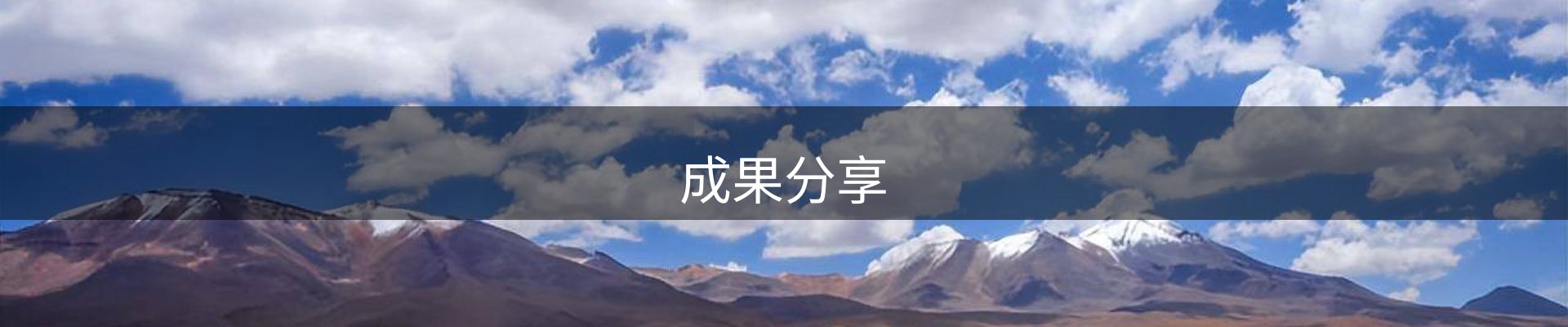 成果分享
